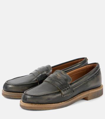 Jerry leather penny loafers | Golden Goose