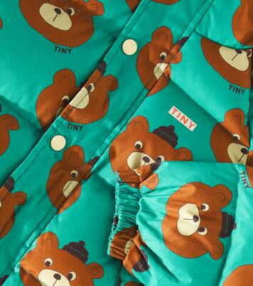 Veste matelassée Bears en coton | Tinycottons