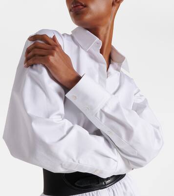 Hemdblusenkleid aus Baumwollpopeline | Alaïa