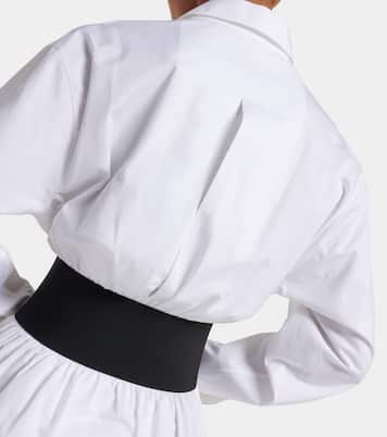 Hemdblusenkleid aus Baumwollpopeline | Alaïa