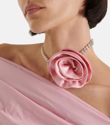 Choker con applicazione floreale | Magda Butrym