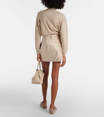 Minirock aus Samt | Brunello Cucinelli