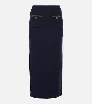 Midirock aus einem Wollgemisch | Self-Portrait