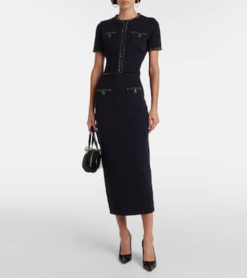 Midirock aus einem Wollgemisch | Self-Portrait