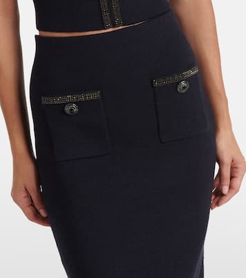 Midirock aus einem Wollgemisch | Self-Portrait