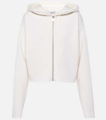 Anagram wool-blend zip-up hoodie | Loewe