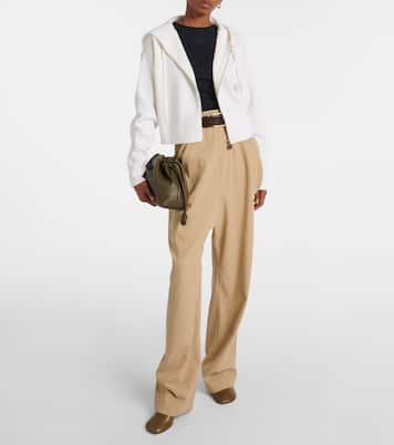 Anagram wool-blend zip-up hoodie | Loewe