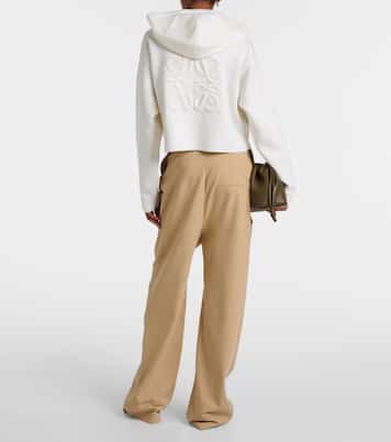 Anagram wool-blend zip-up hoodie | Loewe