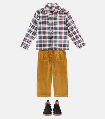 Nico plaid cotton shirt | La Coqueta