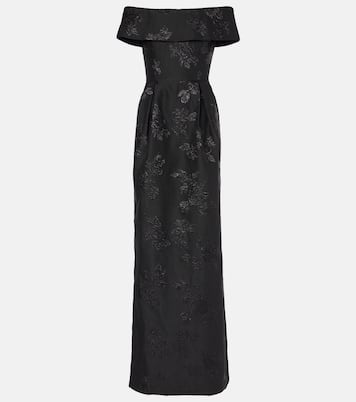 Bustier-Robe Henrietta aus Brokat | Rebecca Vallance