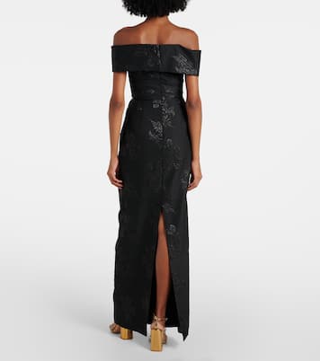 Bustier-Robe Henrietta aus Brokat | Rebecca Vallance