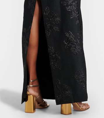 Bustier-Robe Henrietta aus Brokat | Rebecca Vallance