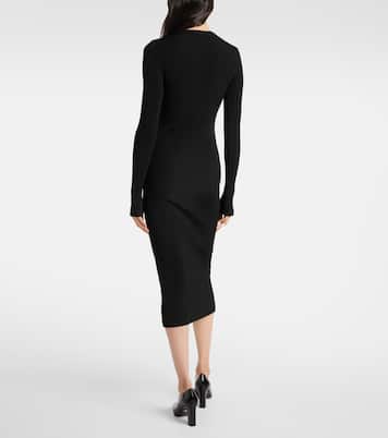 Midikleid aus Rippstrick | Prada