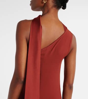 Abito lungo Caroline in crêpe cady | Taller Marmo