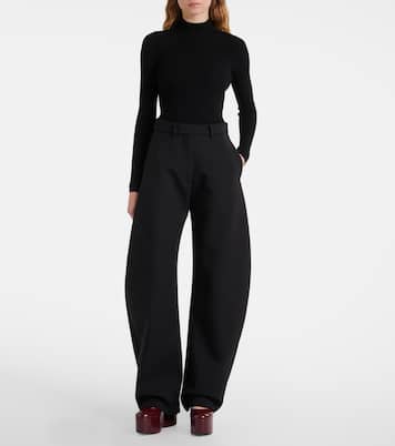 Pumps Criss Cross 110 in vernice con zeppa | Alaïa