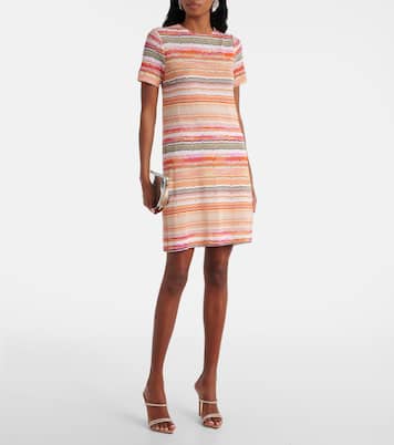 Minikleid aus Häkelstrick | Missoni