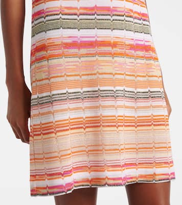 Minikleid aus Häkelstrick | Missoni