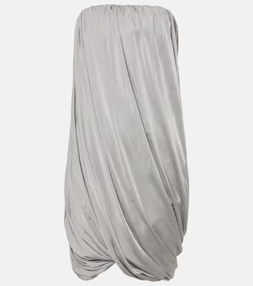 فستان قصير درابيه من الجيرسيه | The Attico