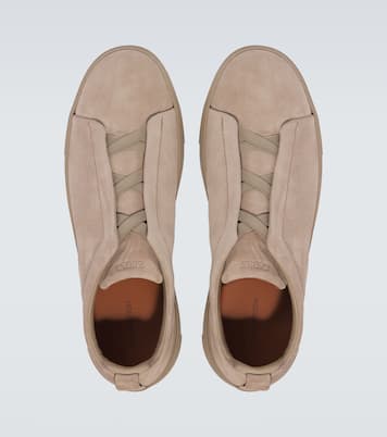 Sneakers Triple Stitch aus Veloursleder | Zegna