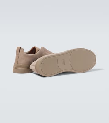 Sneakers Triple Stitch aus Veloursleder | Zegna