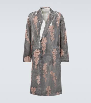 Manteau imprimé en coton | Dries Van Noten