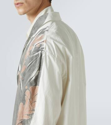 Manteau imprimé en coton | Dries Van Noten