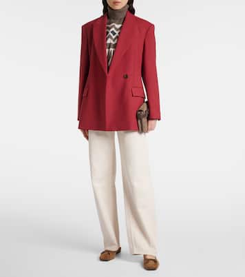 Monili bow-detail suede mules | Brunello Cucinelli