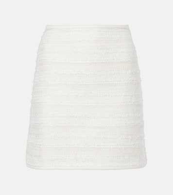 Minirock aus Denim und Tweed | Nina Ricci