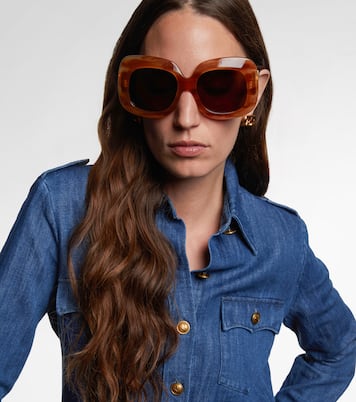 VLogo square sunglasses  | Valentino