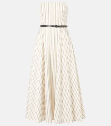 Midikleid Fervida aus Baumwolle und Leinen | Max Mara