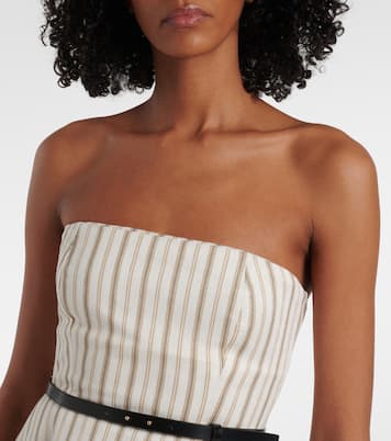 Midikleid Fervida aus Baumwolle und Leinen | Max Mara