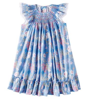 Dhalia smocked cotton dress | La Coqueta