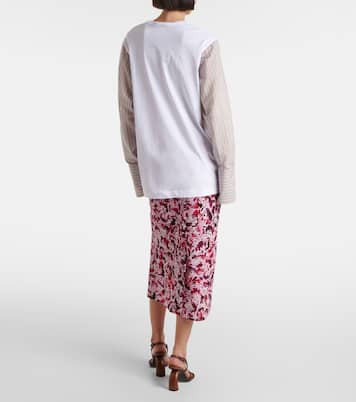 T-Shirt aus einem Baumwollgemisch | Dries Van Noten