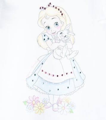 Baby printed cotton dress | Monnalisa