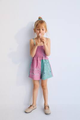 Mileto bandana cotton romper | The New Society