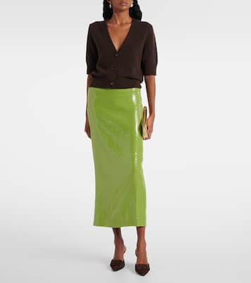 Jupe crayon à sequins | Oscar de la Renta