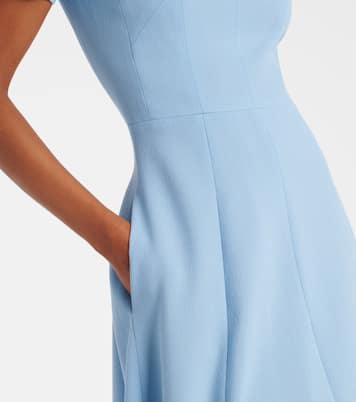 Robe longue Malinda en crêpe de laine | Emilia Wickstead