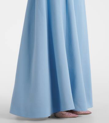 Robe longue Malinda en crêpe de laine | Emilia Wickstead