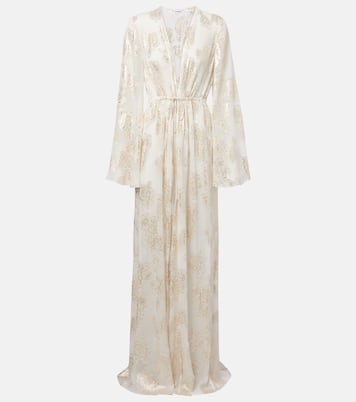 Robe longue Aurelia en soie mélangée | Alexandra Miro