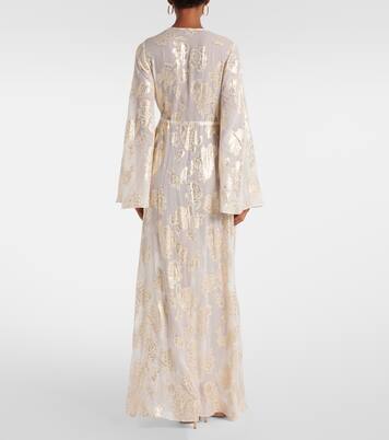 Robe longue Aurelia en soie mélangée | Alexandra Miro