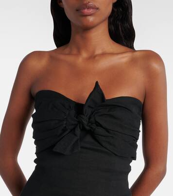 فستان قصير من الكتّان والقطن المخلوط Dipti | Tove