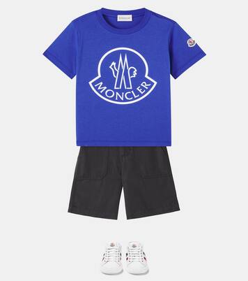 Logo cotton jersey T-shirt | Moncler Enfant