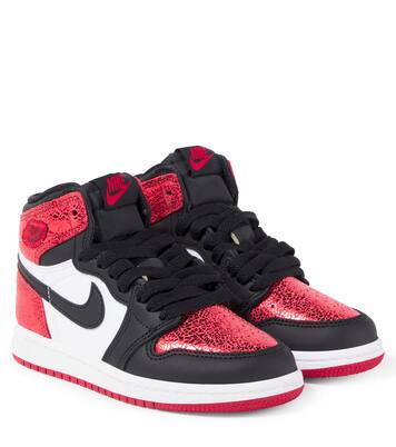 Jordan 1 Retro High OG leather sneakers | Nike Kids