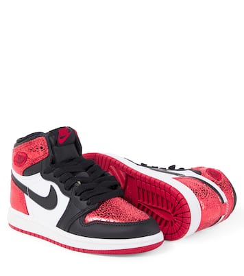 Jordan 1 Retro High OG leather sneakers | Nike Kids