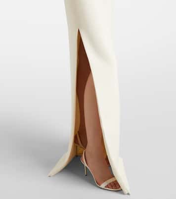 Bridal Amaris embellished crêpe gown | Safiyaa