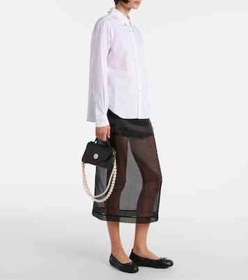 Hogan Olympia leather ballerina flats | Hogan