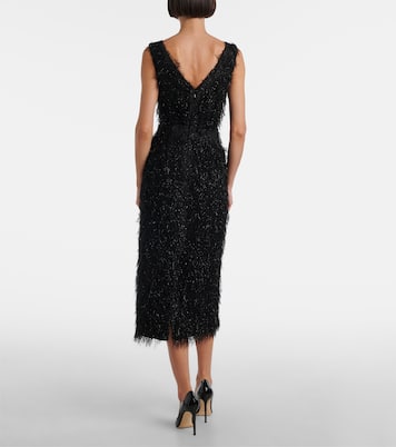 Midikleid aus Fil Coupé | Erdem