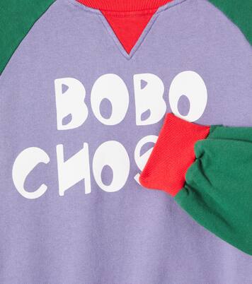 Logo cotton sweatshirt | Bobo Choses