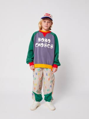 Logo printed sweatpants | Bobo Choses