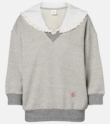 Cotton-blend French Terry sweatshirt | Chloé